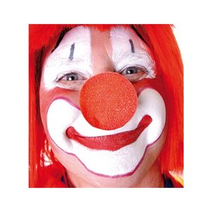 10x stuks rode clowns neus/neuzen foam   -