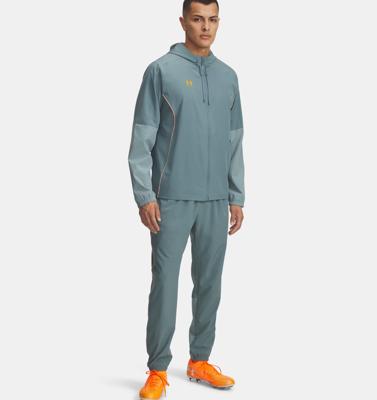 Under Armour Challenger Pro Trainingspak Heren Blauw/Oranje - Maat XXL - Kleur: BlauwOranje | Soccerfanshop