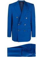 TOM FORD costume à veste à boutonnière croisée - Bleu