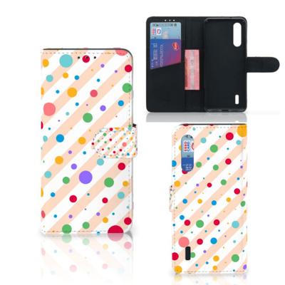 Xiaomi Mi 9 Lite | Telefoon Hoesje | Dots | Portemonnee hoesje