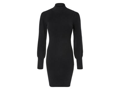 esmara Gebreide dames jurk (S (36/38), Zwart)