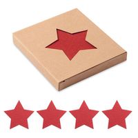 Onderzetters Kerstster Onderzetters Kerstster