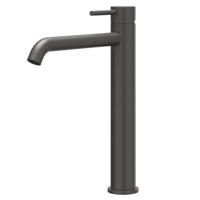 IVY Concord Wastafelmengkraan - opbouw - verhoogd - coldstart - RVS316 - geborsteld carbon black PVD 6100454 IVY Concord Wastafelmengkraan - opbouw - verhoogd - coldstart - RVS316 - geborsteld carbon black PVD 6100454