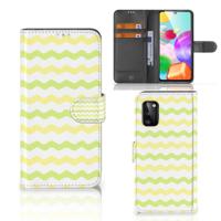 Samsung Galaxy A41 | Telefoon Hoesje | Waves Yellow