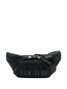 Versace Jeans Couture sac banane à logo embossé - Noir