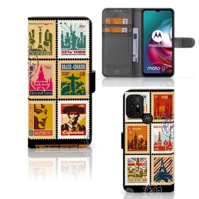 Motorola Moto G10 | G20 | G30 | Flip Cover | Postzegels
