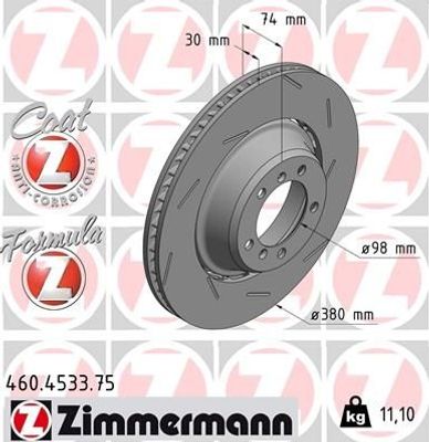 Remschijf FORMULA Z REMSCHIJF 460453375