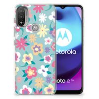 Motorola Moto E20 | E40 TPU Case Flower Power - thumbnail