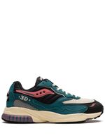 Saucony 3D Grid Hurricane "Midnight Swimming" sneakers - Vert - thumbnail