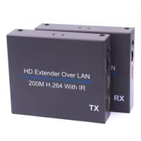 NK-E200IR 200m Over LAN HDMI H.264 HD (zender + ontvanger) Extender met IR