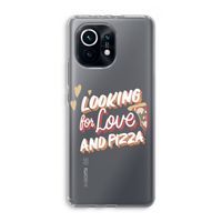 Pizza is the answer: Xiaomi Mi 11 Transparant Hoesje
