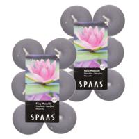 Geurtheelichtjes/waxinelichtjes - 48x - Fairy Waterlily - 4,5 branduren