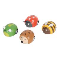 Small Foot - houten pull-back dieren tiny friends - 12st.
