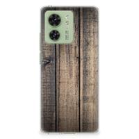 Motorola Edge 40 | Bumper Hoesje | Steigerhout