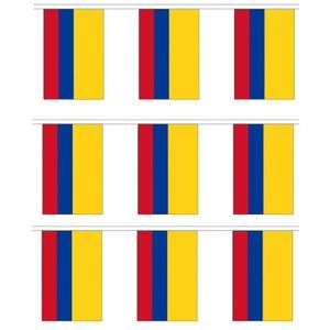 3x Buiten vlaggenlijn Colombia 3 m