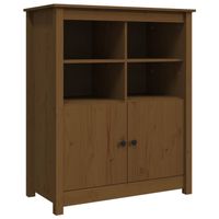 The Living Store Dressoir 83x41-5x100 cm massief grenenhout honingbruin - Keukenkast - thumbnail