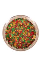 PXP pressed chunky glitter cream red-yellow-green 10 ml