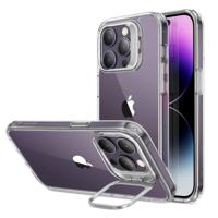 iPhone 14 Pro Classic Hybrid Case with Stash Stand - Clear