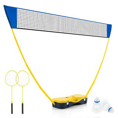 270 x 160 cm Badmintonnet en Racketset Draagbare Badmintonset 2 Shuttlecocks Premium Net 2 Rackets Opbergdoos voor Buiten Binnen