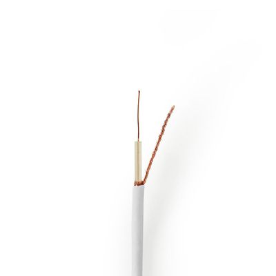 Nedis Coaxkabel op Haspel | Mini Coax | ECA | 100 m | Wit | 1 stuks - CSBR4005WT1000 CSBR4005WT1000