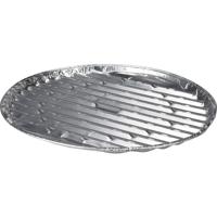 Barbecue grillschalen - 3x st - 35 cm - ovaal - RVS - bbq rooster