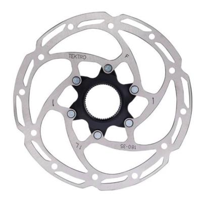 TEKTRO schijfrem rotor tr180-35 ø180mm, centerlock, zilver