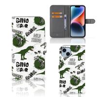 Telefoonhoesje | Met pasjeshouder | voor iPhone 15 Plus Dinosaurus