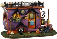 Lemax witch vanlife verlicht tafereel Spooky Town 2023