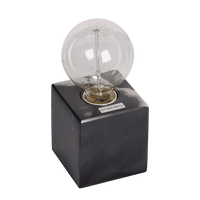 Tafellamp Sweden Scandinavisch 8.5 cm 1 Lichts Marmer Zwart - thumbnail