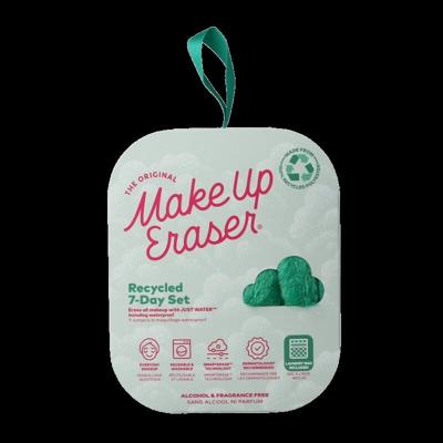 Make Up Eraser 7 Day set green recycled 7 Stuks Make Up Eraser 7 Day set green recycled 7 Stuks