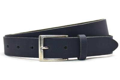 Timbelt Leren Riem 3 cm Blauw