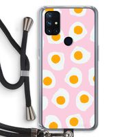 Dancing eggs: OnePlus Nord N10 5G Transparant Hoesje met koord