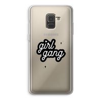Girl Gang: Samsung Galaxy A8 (2018) Transparant Hoesje