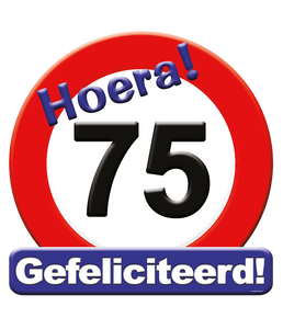 Huldeschild 75 jaar