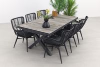 Jasmine/Ottowa 205-265x100 cm. - 7-delige tuinset Jasmine/Ottowa 205-265x100 cm. - 7-delige tuinset