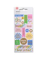 HEMA Tekst Stickers - 5 Vel
