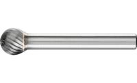 PFERD 21112706 Freesstift Bol Lengte 49 mm Afmeting, Ø 10 mm Werklengte 9 mm Schachtdiameter 6 mm