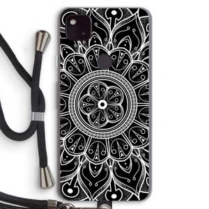 Roses Are Red: Pixel 4a 5G Transparant Hoesje met koord