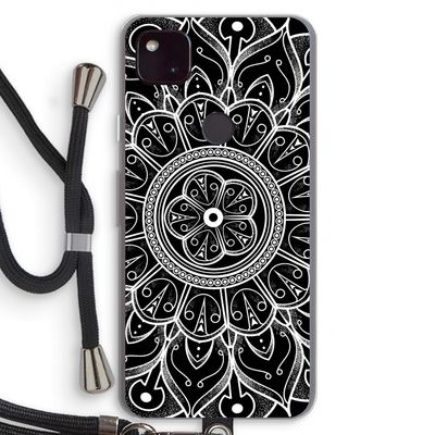 Roses Are Red: Pixel 4a 5G Transparant Hoesje met koord