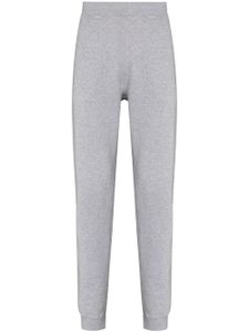 Sunspel pantalon de jogging fuselé en coton - Gris