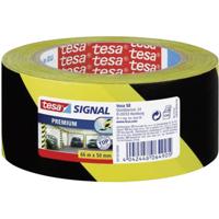 tesa PREMIUM 58130-00000-01 Markeringstape tesa Signal Geel, Zwart (l x b) 66 m x 50 mm 1 stuk(s)