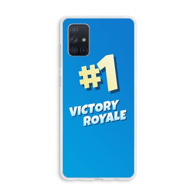 Victory Royale: Galaxy A71 Transparant Hoesje