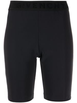 Givenchy short à bande logo - Noir