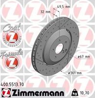 Remschijf FORMULA Z REMSCHIJF 400551370