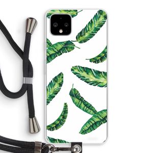 Lange bladeren: Pixel 4 XL Transparant Hoesje met koord