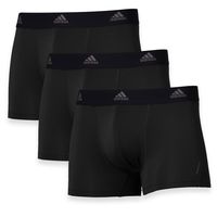 Adidas boxershorts active flex microfiber 3pack zwart