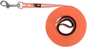 TRIXIE HONDENRIEM SLEEPLIJN EASYLIFE REFLECTEREND ORANJE M-L 5MX1,3 CM