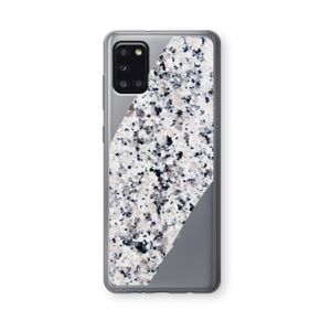 Gespikkelde marmer: Samsung Galaxy A31 Transparant Hoesje