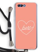 Best heart: Honor 10 Transparant Hoesje met koord