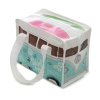 Lunchtas - Volkswagen - licht blauw - 4 liter - 16 x 21 x 12 cm - picknick/strand